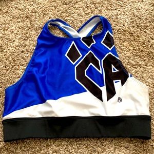 Rebel Athletic Cheer Athletics Retro Adult Large Sports Bra